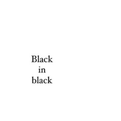 Black in Black