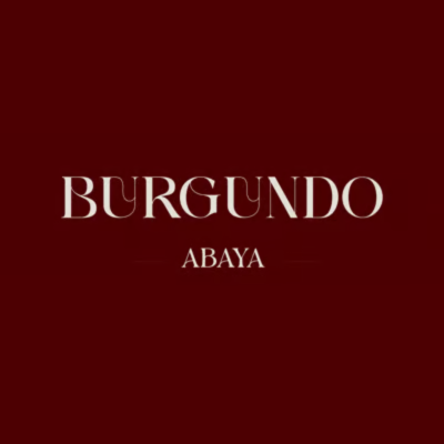 Burgundo abaya