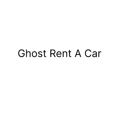 Ghost Rent A Car
