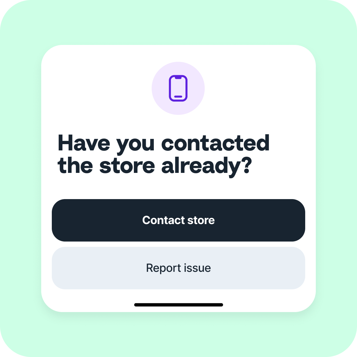 1. Contact seller