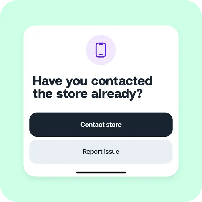 1. Contact seller
