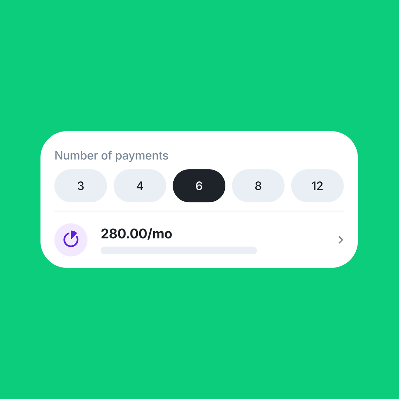 Pay over time