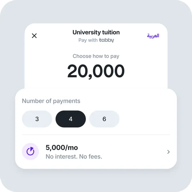 Offer flexible payments