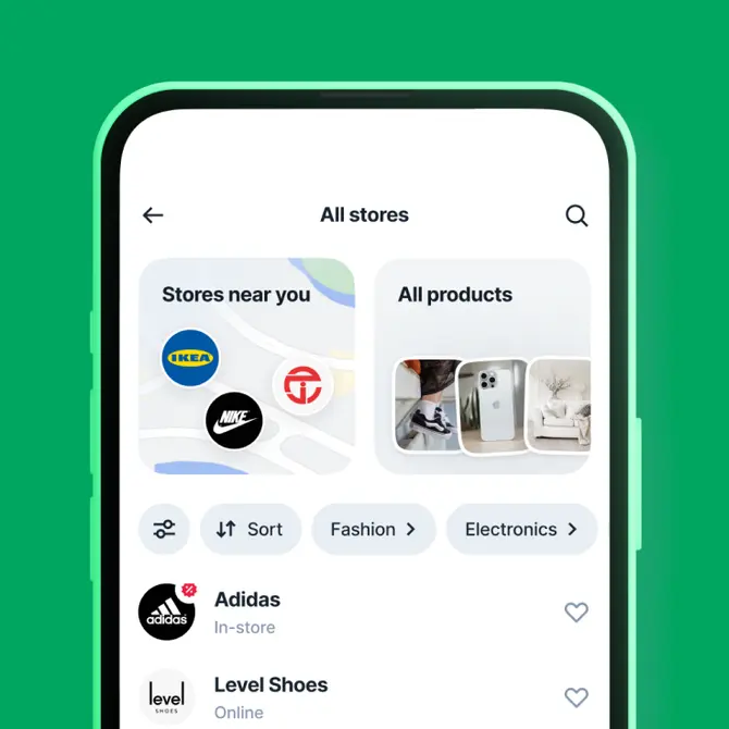 Find where you can pay in 4